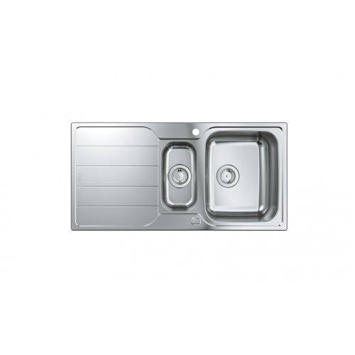 Кухненска мивка от неръждаема стомана с отцедник GROHE K500